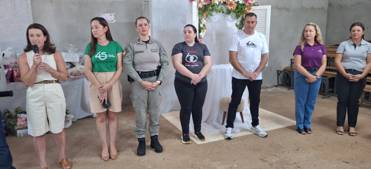 Presidente da C&acirc;mara participa de evento em homenagem ao Dia da Mulher em Cristal do Sul